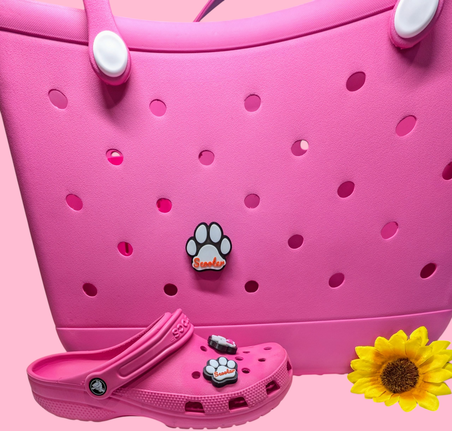 Custom 3D Printed Paw Charms – For Crocs, Clogs, and Bags