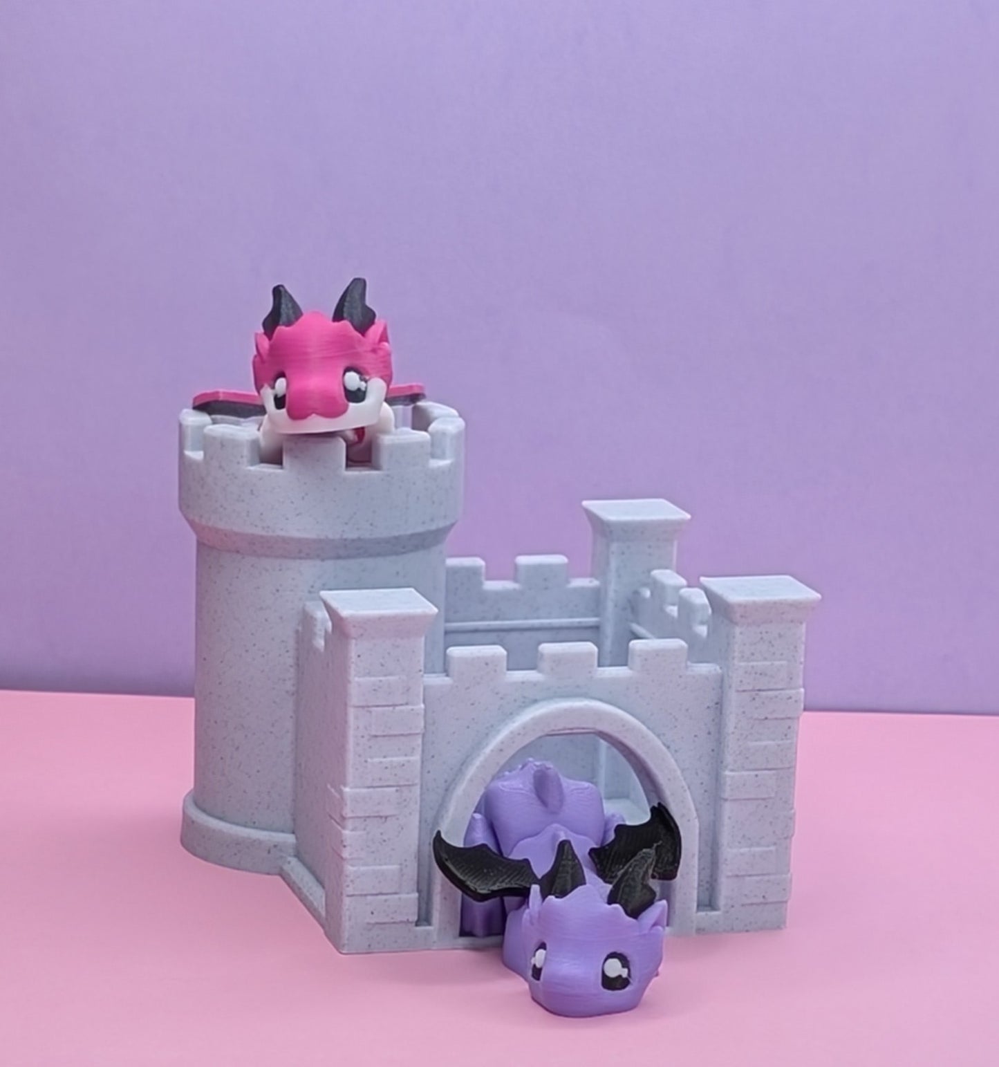 Little Flexy Dragon Plus optional Castle.