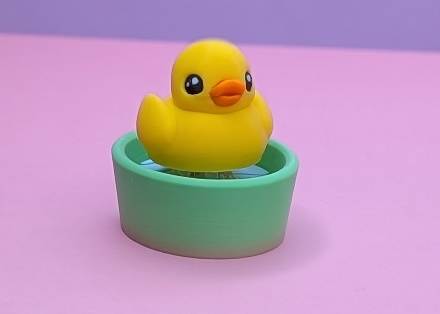 3D Printed Clicker Ducky in Bathtub – Satisfying Mechanical Desk Toy!