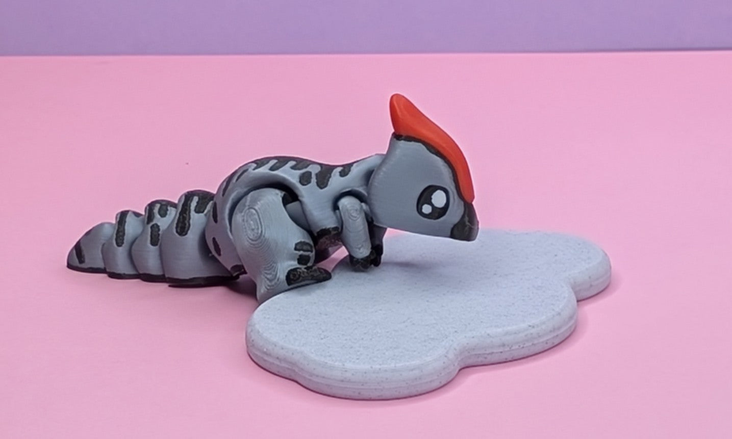 Adorable 3D Printed Parasaur – 10cm Long –