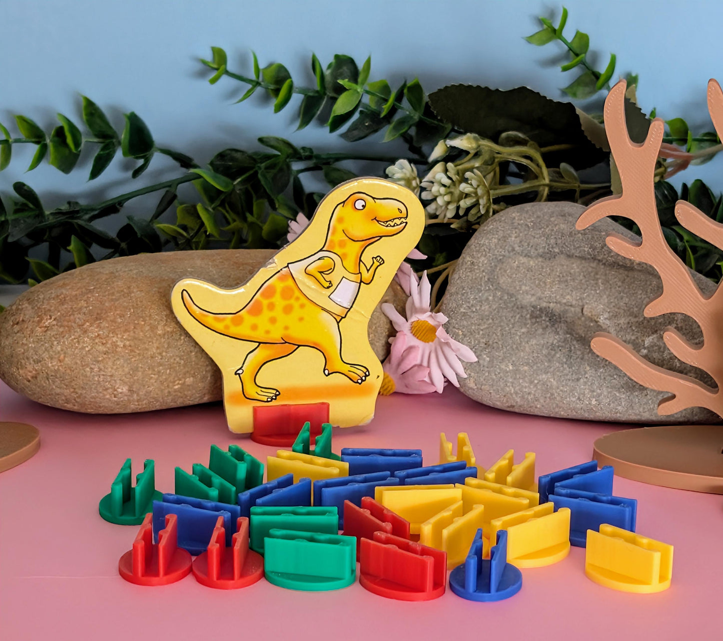 3D Printed Replacement Stands β Perfect for Children's Board Games! Rainbow Unicorns, Dinosaur Race