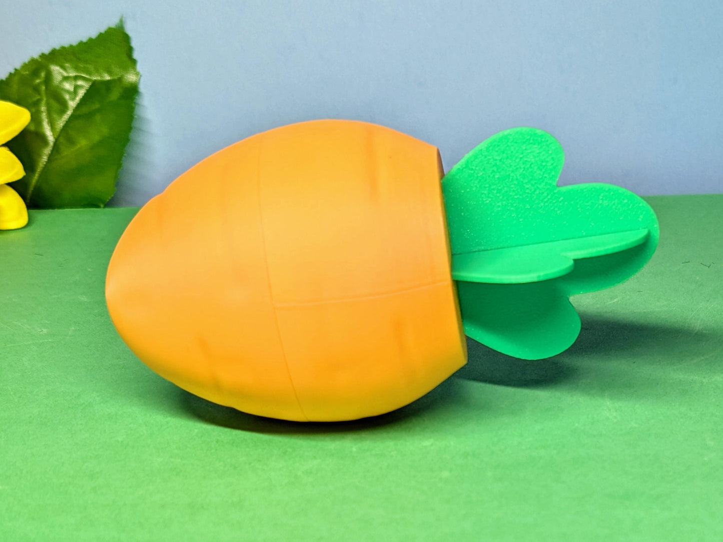 3D Printed Flexy, Fidget, Articulated Bunnies, add on carrot container