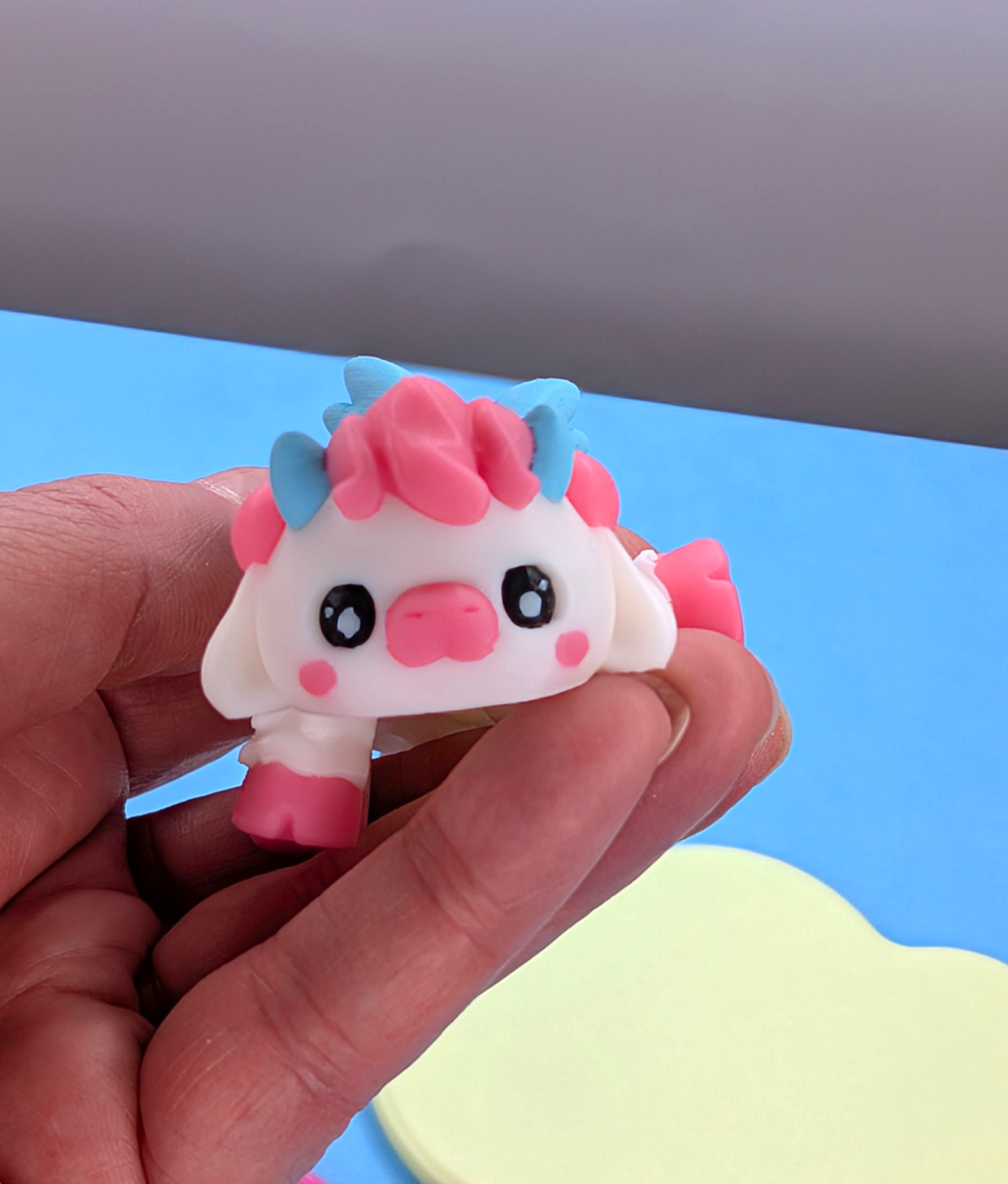 3D Printed Flexy, Fidget, Wiggly Articulated Highland & Cupid Cows