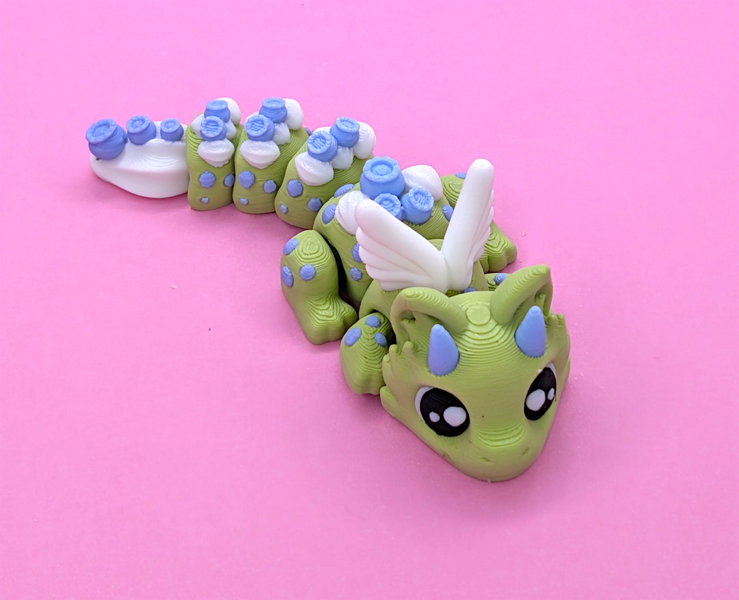Blueberry Dragon (Matcha Green & Blueberry Bubblegum)