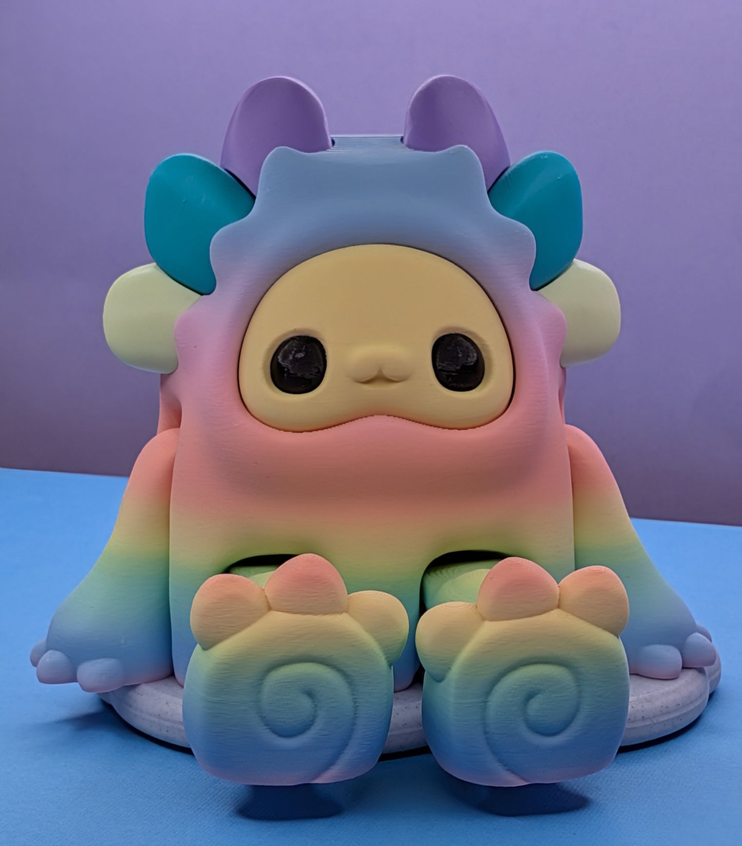 Woobu Upa Axolotl Large (Candy Rainbow)