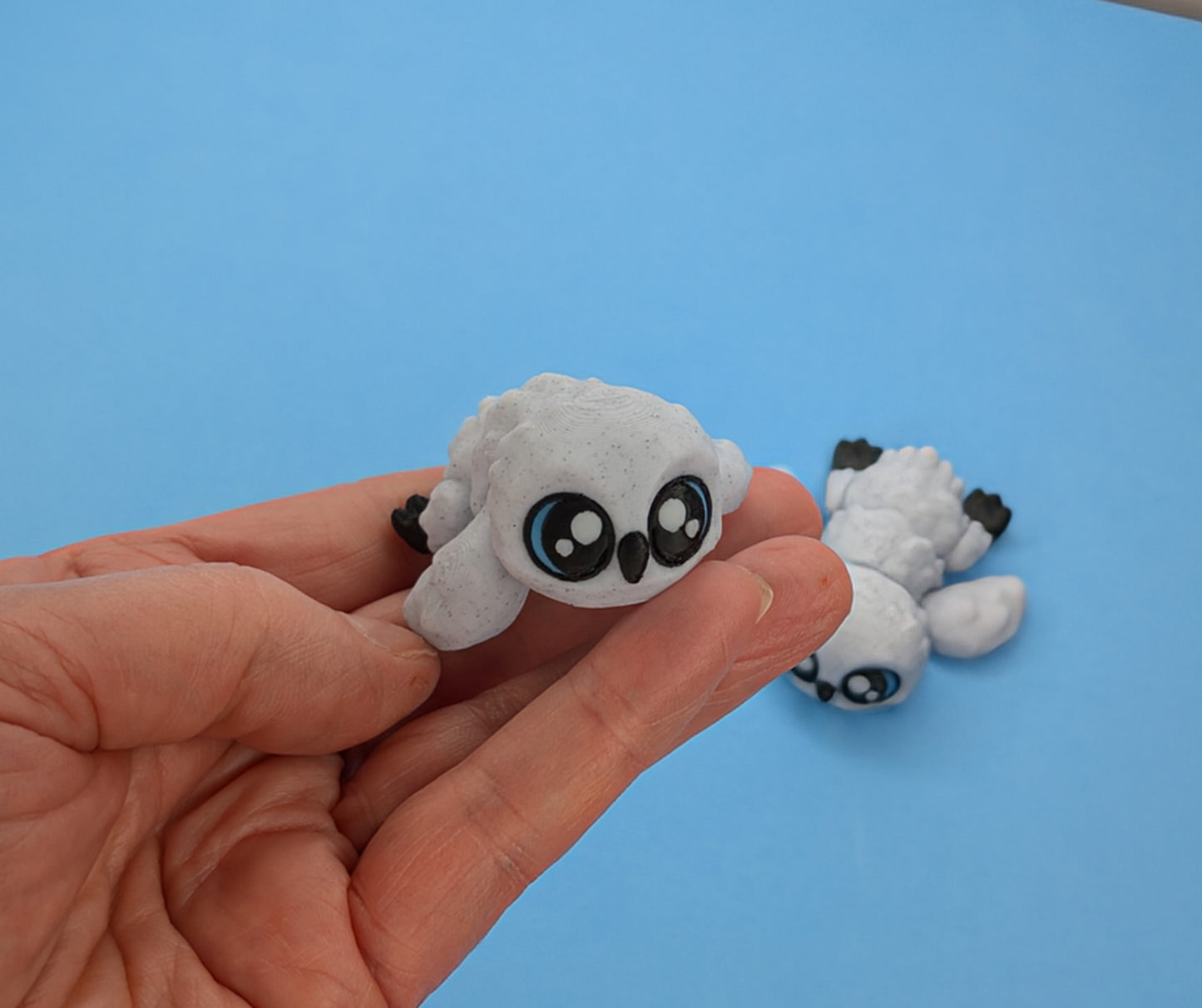 Bright Eyed Owl (Stone Grey)