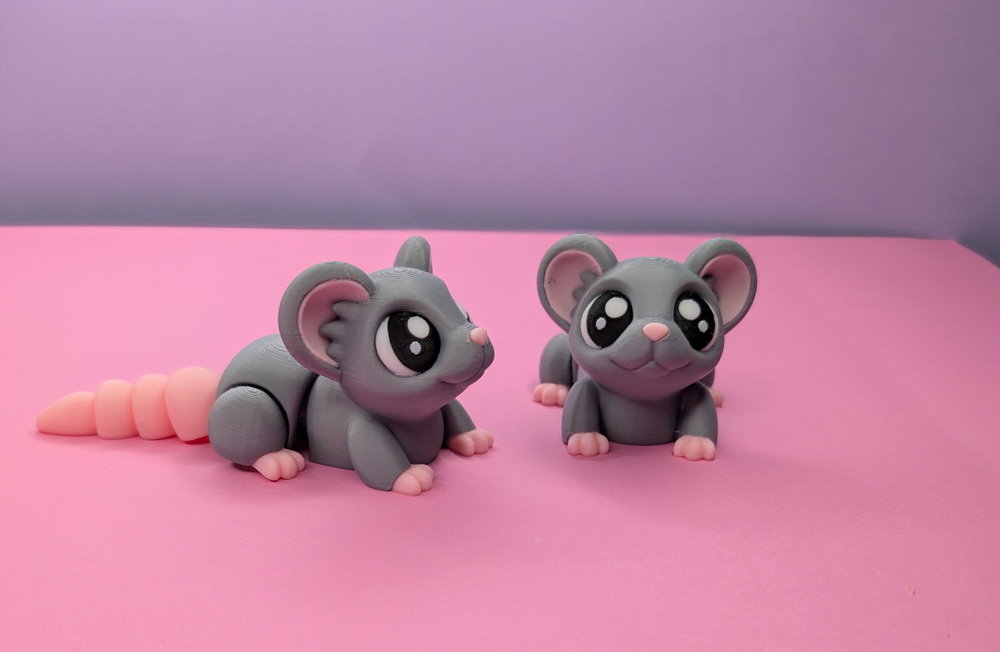 Cheeky Flexy Mouse (Grey)