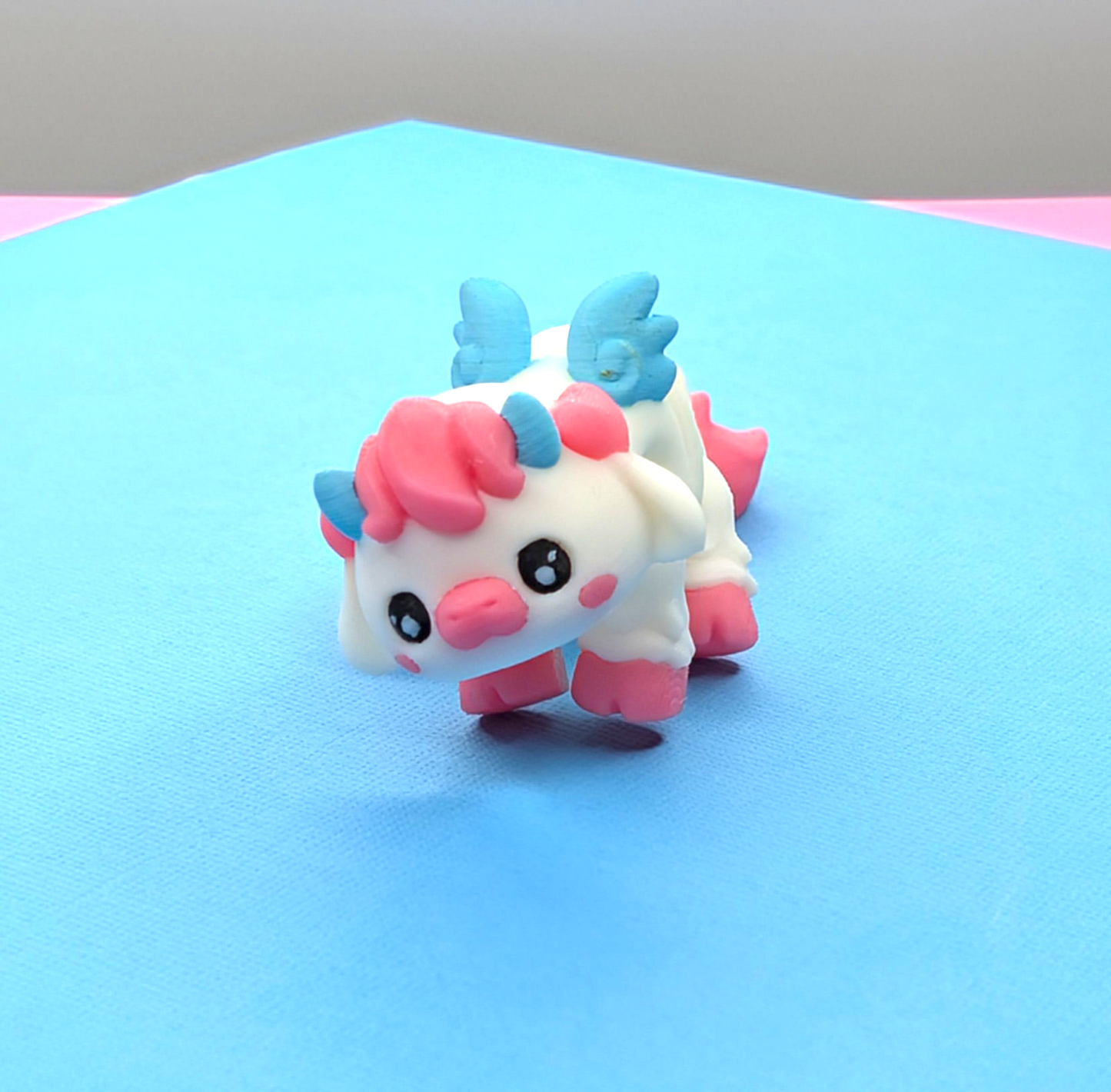 3D Printed Flexy, Fidget, Wiggly Articulated Highland & Cupid Cows