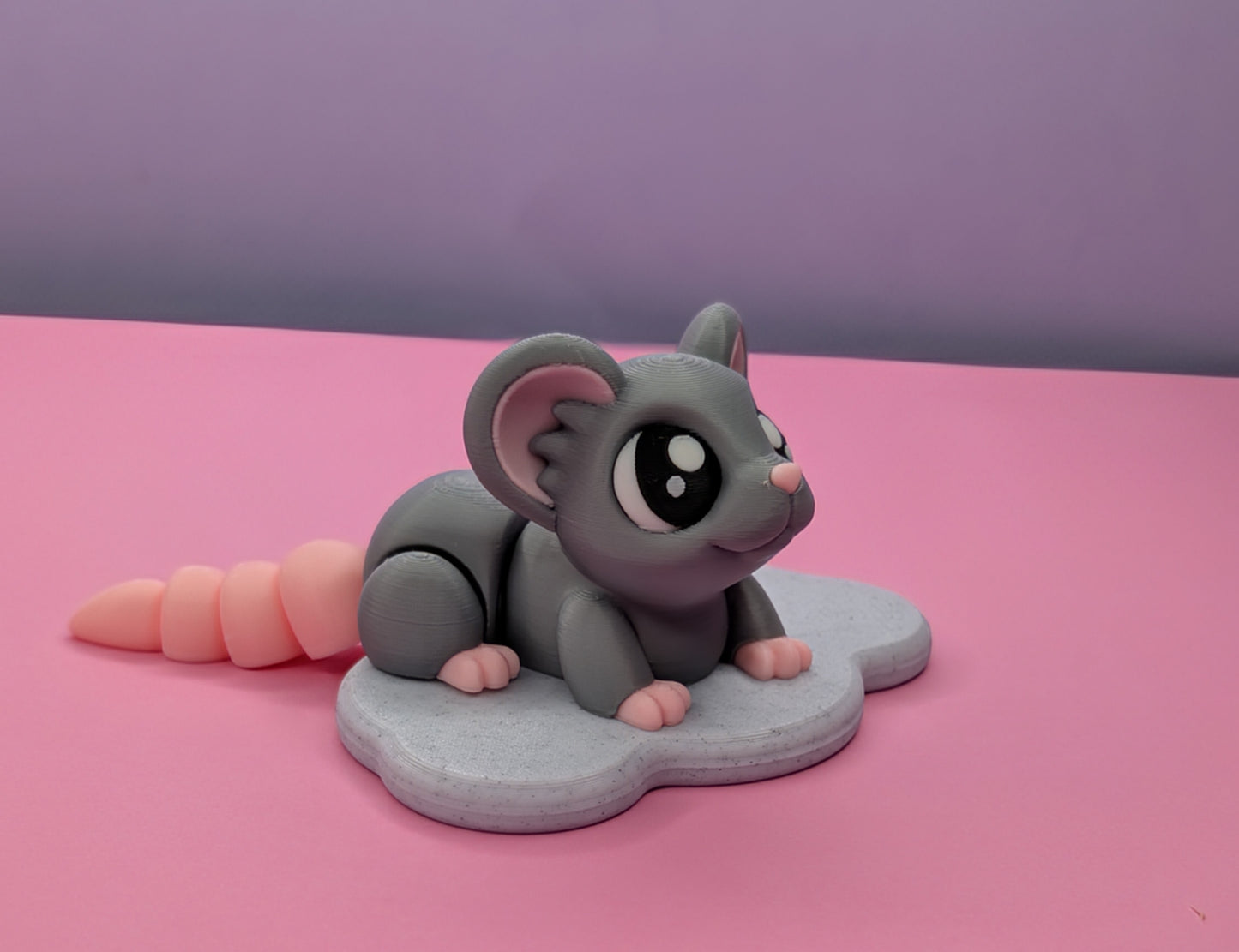 Cheeky Flexy Mouse (Grey)