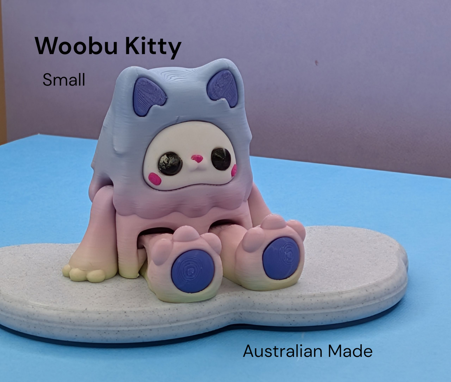 Woobu Kitty Small (Matte Rainbow)