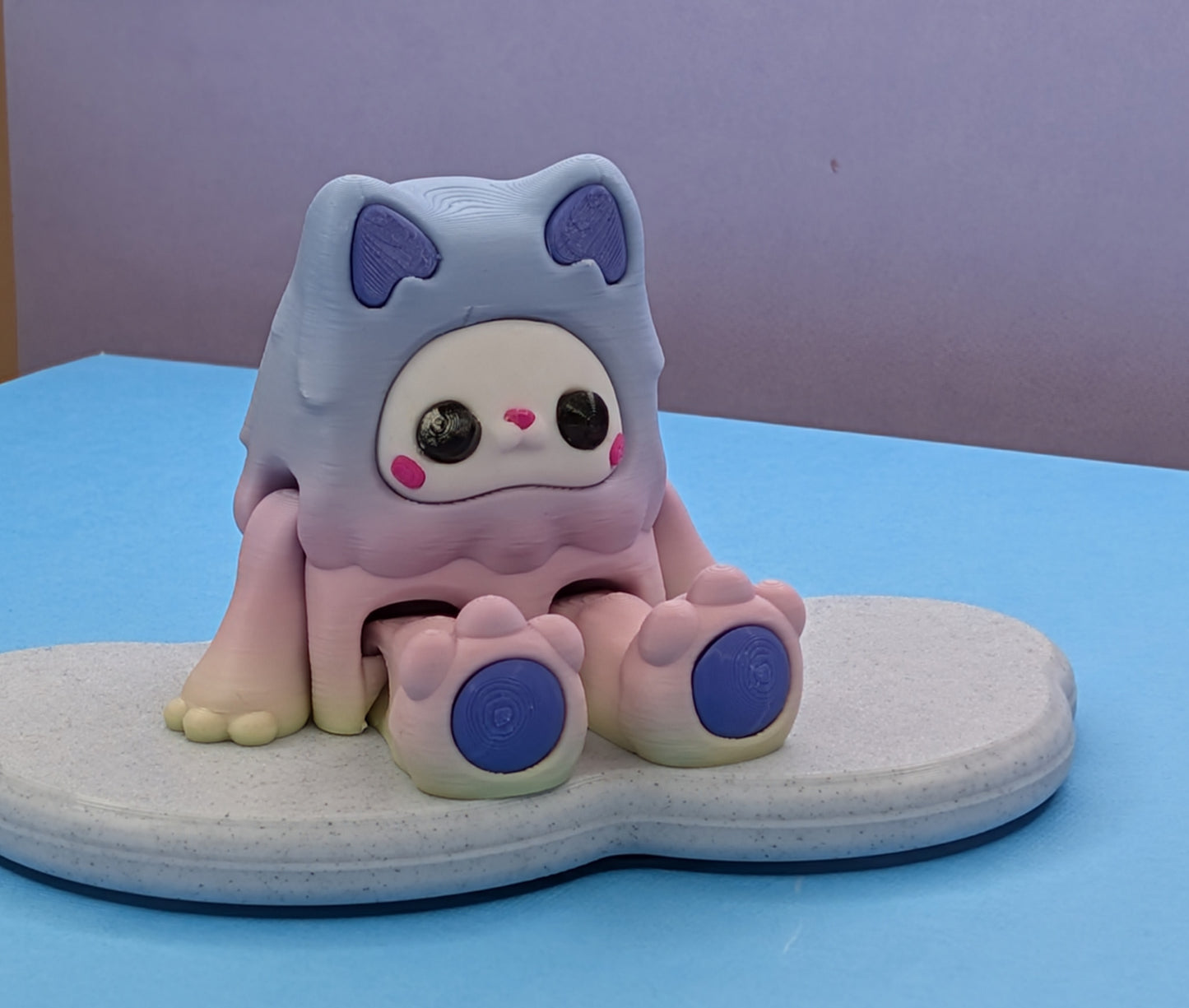 Woobu Kitty Small (Matte Rainbow)