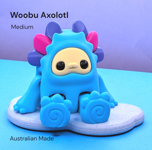 Woobu Upa Axolotl Medium (Blue)