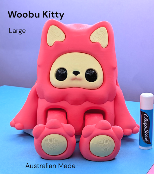 Woobu Kitty Large (Watermelon Pink)