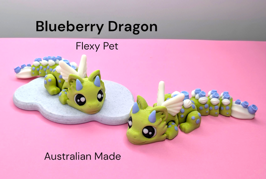 Blueberry Dragon (Matcha Green & Blueberry Bubblegum)