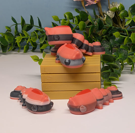 Flushy Fidget Shrimp 3D Printed Articulated