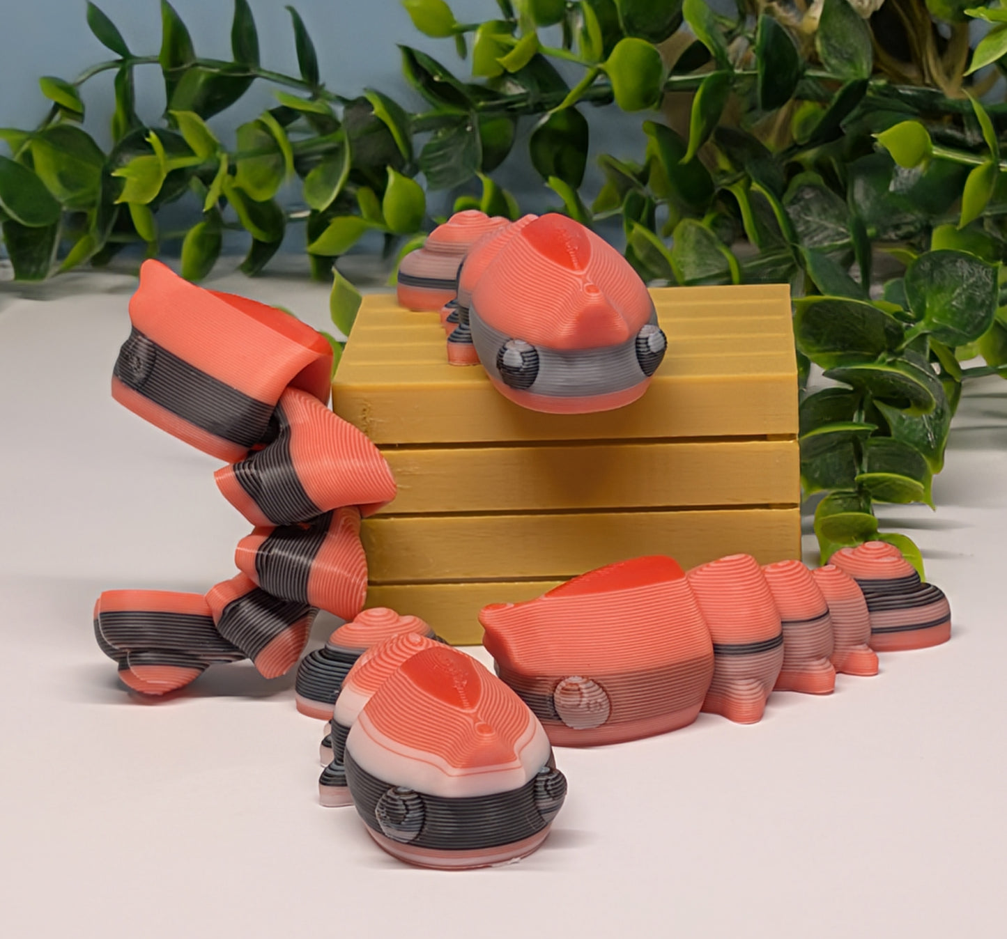 Flushy Fidget Shrimp 3D Printed Articulated