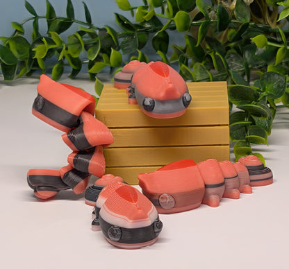 Flushy Fidget Shrimp 3D Printed Articulated