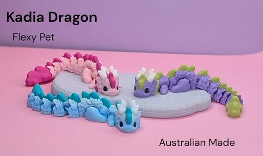 Kadia Dragon –Small 3 Choices 3D Printed Articulated