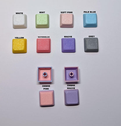 3D Printed Mechanical Keyboard Fidget – Clicky Desk Toy with Customizable Buttons!