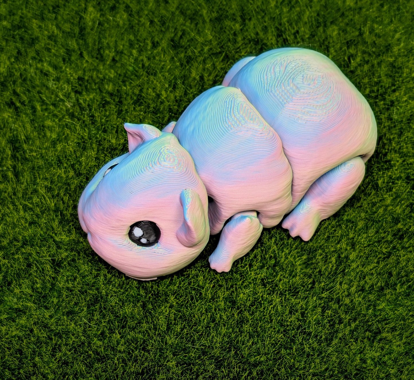 Guinea Pig ( Tri_coloured) 3D Printed Articulated