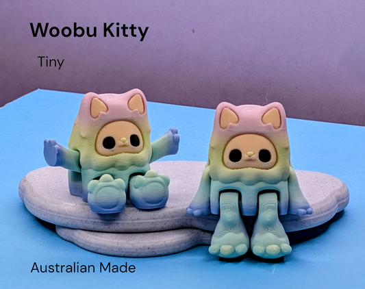 Woobu Kitty Tiny  (Matte Rainbow)
