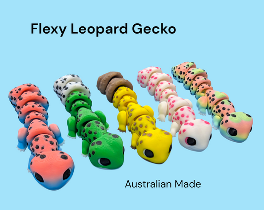 3D Printed Leopard Geckos – 13cm Long