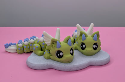 Blueberry Dragon (Matcha Green & Blueberry Bubblegum)