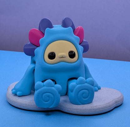 Woobu Upa Axolotl Medium (Blue)