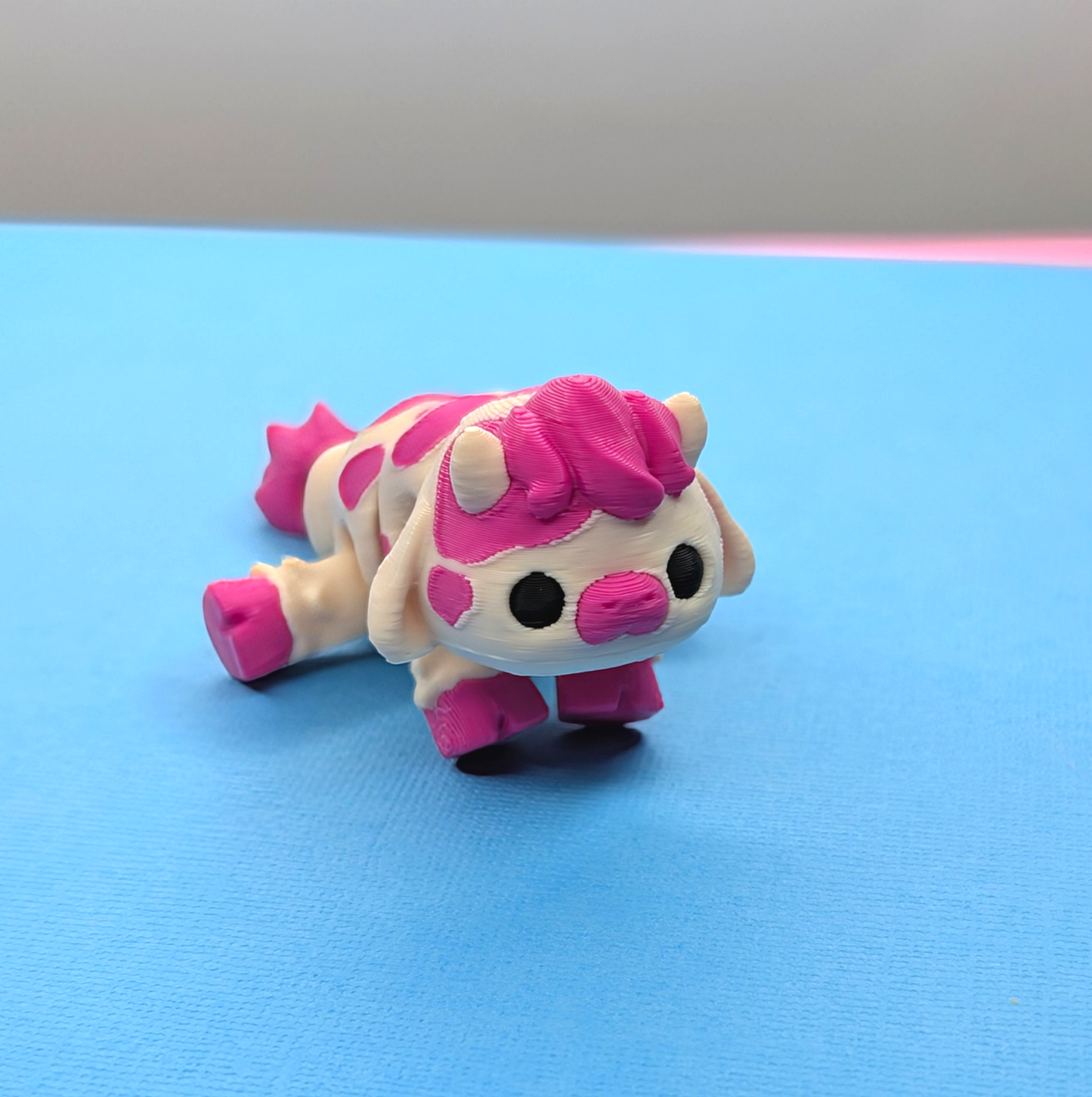 3D Printed Flexy, Fidget, Wiggly Articulated Highland & Cupid Cows