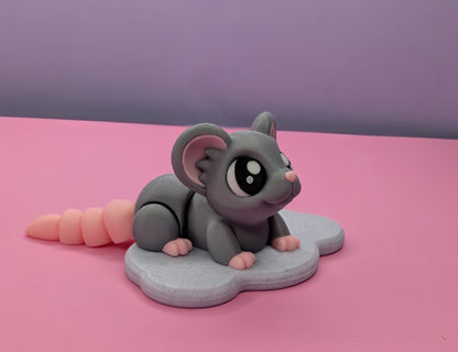 Cheeky Flexy Mouse (Grey)