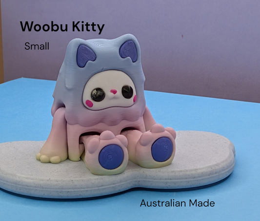 Woobu Kitty Small  (Matte Rainbow)